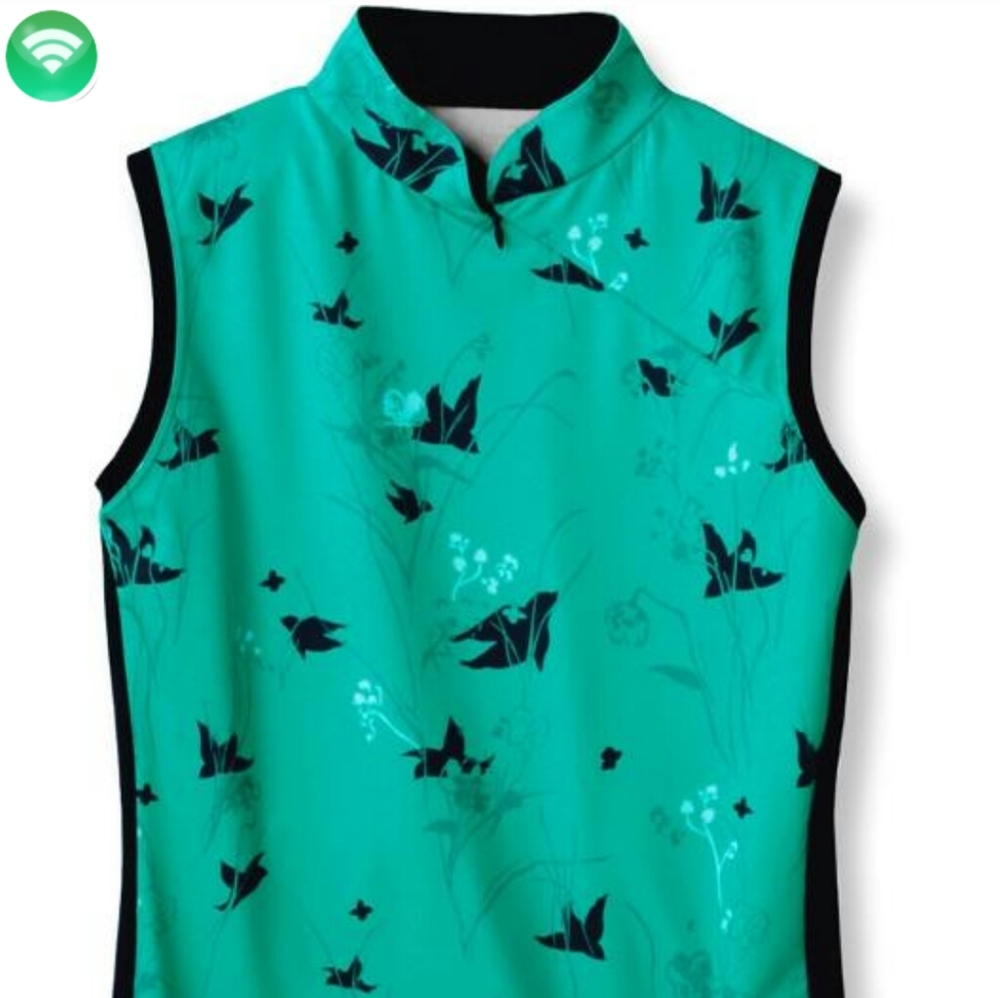 Terry Mandarin collar cycling jersey/ Shebeest